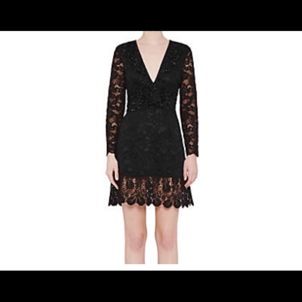 French Connection Emmie Lace Embellished dress